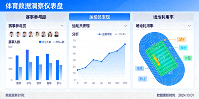 体育数据洞察仪表盘